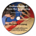 Homeschooled from the Beginning CD Art with Shadow