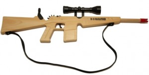 Big M-16 Rubberband Gun