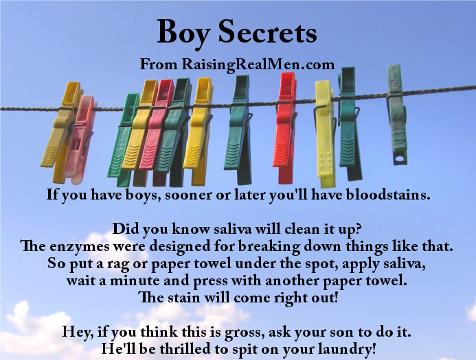 Boy Secrets Bloodstains