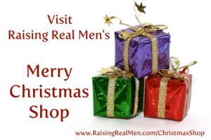 Merry Christmas Shop Gifts Poster with Link Small