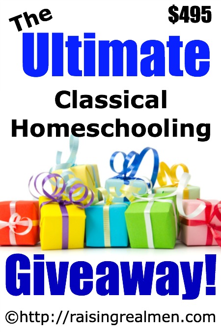 HUGE Classical Homeschool Giveaway Valued at $495!