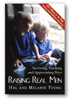 Raising Real Men - Cover with Shadow