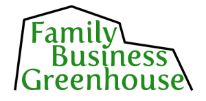 Family Business Greenhouse Logo on Transparency