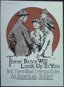 WWI American Soldier Recruitment Poster