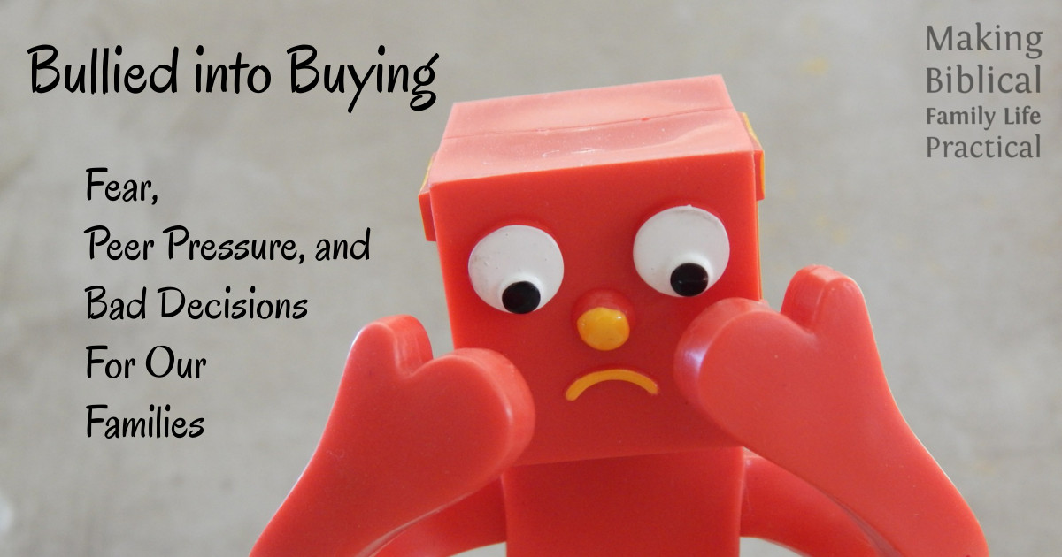 Blog - Bullied into Buying - H