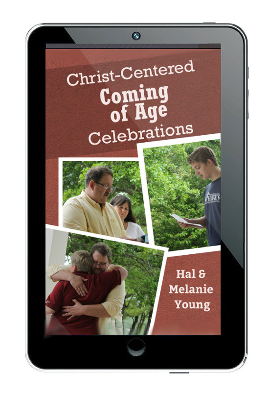 Christ-Centered Coming of Age ebook cover - on tablet