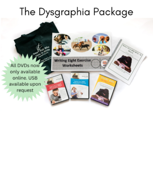 Photo of components of the Writing and Spelling Dysgraphia Package, as described in the description below.