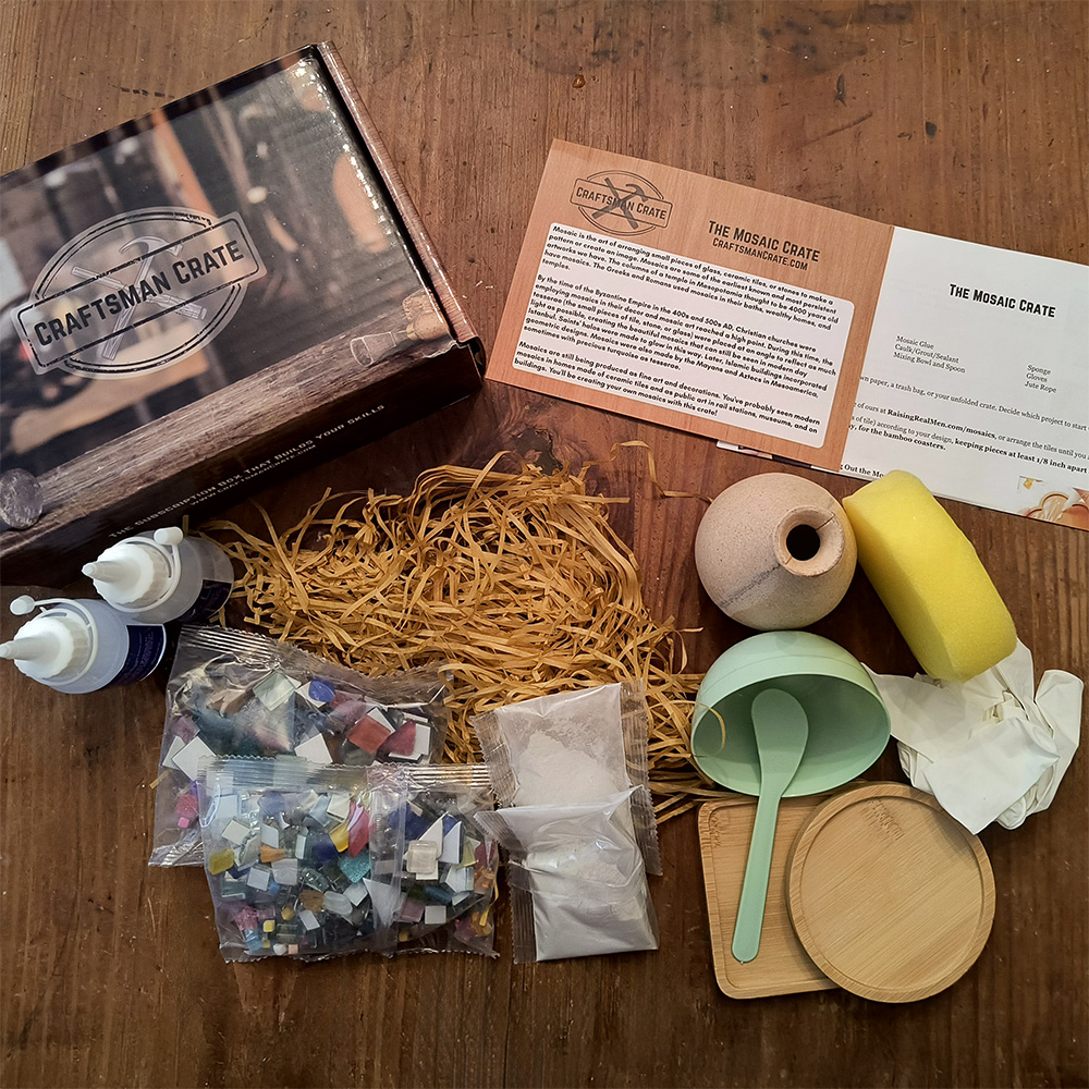 Mosaic Crate from Directly Above 1000x1000