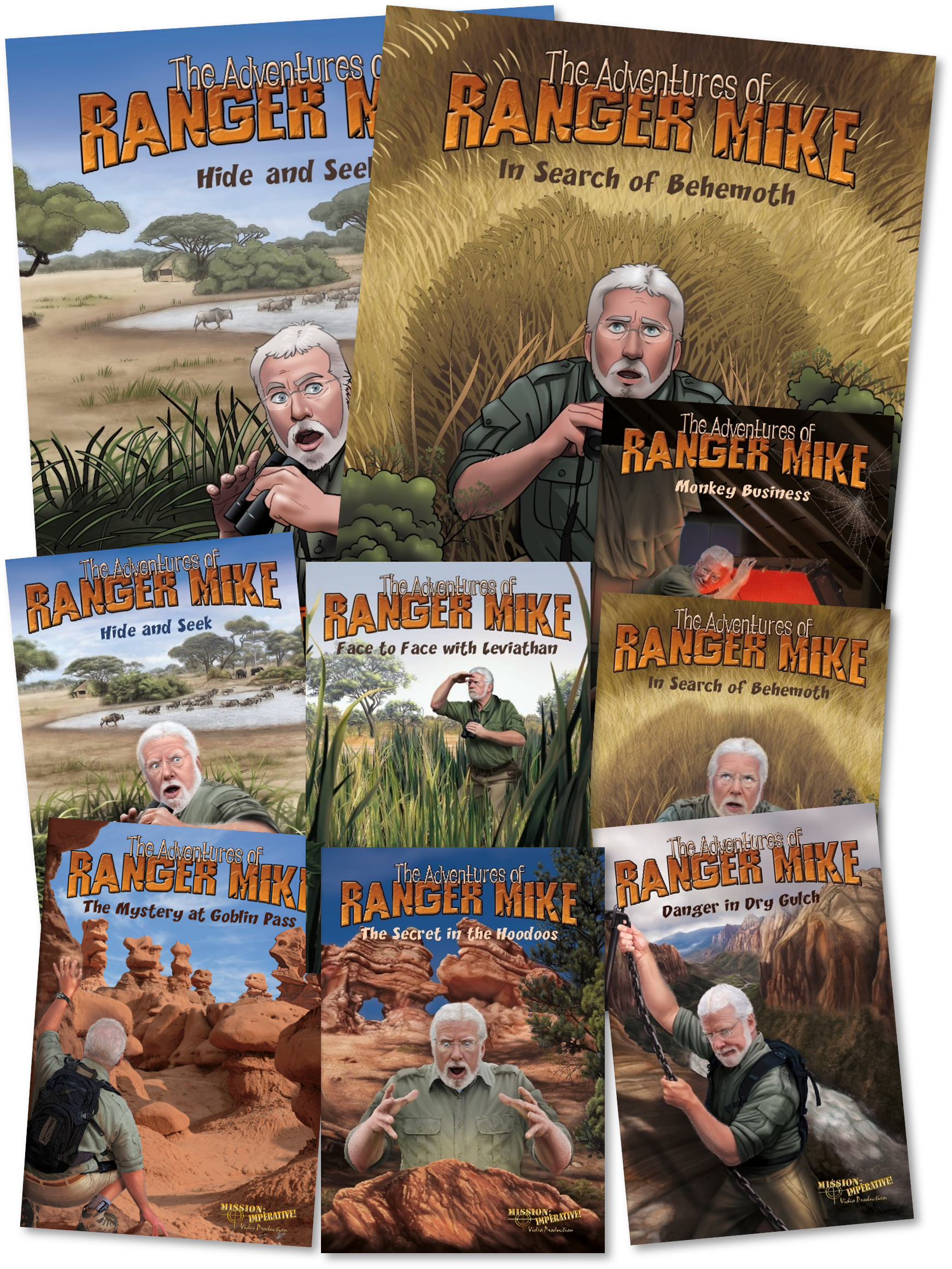 Ranger Mike Complete Set of Seven and Workbooks All seven of the Ranger Mike DVDs plus the two workbooks.